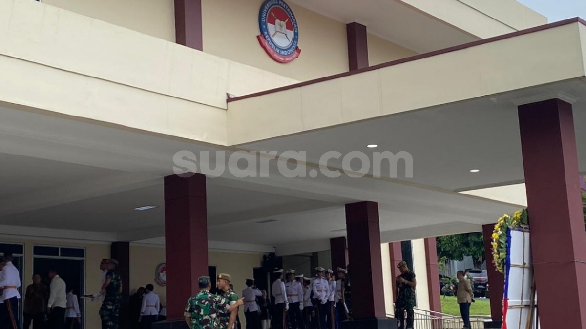Acara Wisuda Universitas Pertahanan Dihadiri Menhan, Petugas: Prabowo Sudah di Lokasi